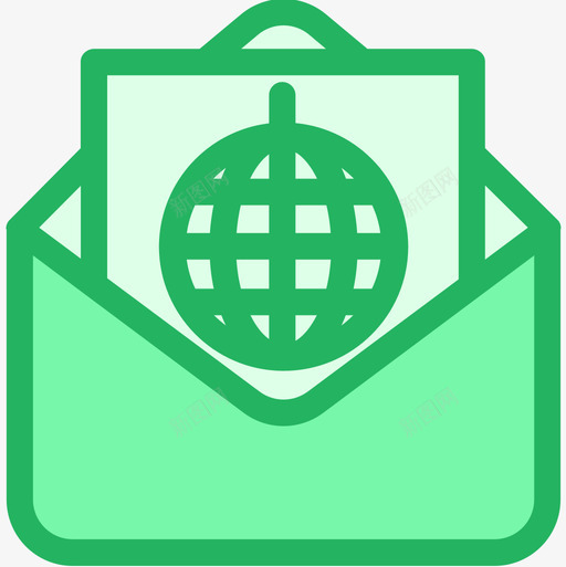 请柬庆典11线形绿色图标svg_新图网 https://ixintu.com 庆典11 线形绿色 请柬