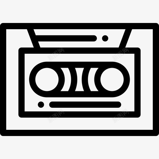 录音带私家侦探8直系图标svg_新图网 https://ixintu.com 录音带 直系 私家侦探8