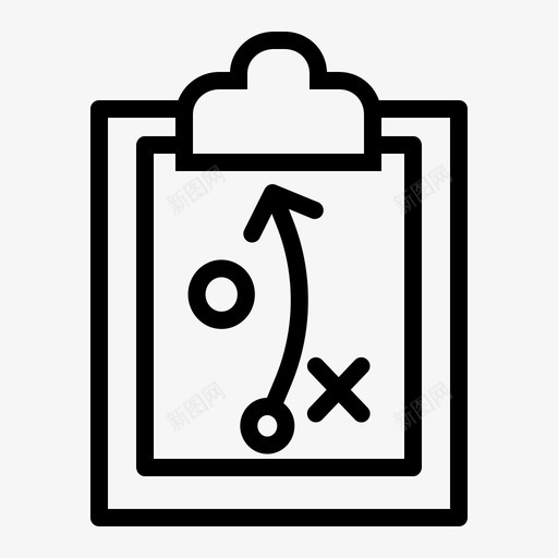 剪贴板计划策略图标svg_新图网 https://ixintu.com 剪贴板 策略 计划
