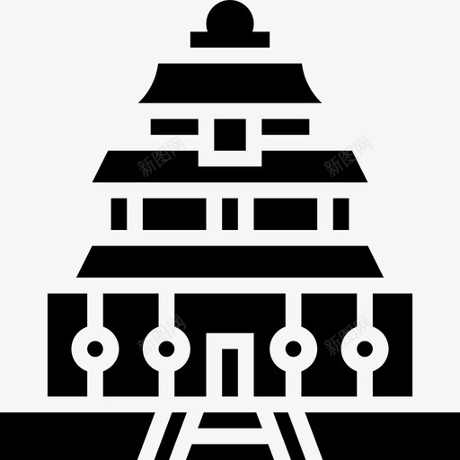 天坛中国符号4铭文图标svg_新图网 https://ixintu.com 中国符号4 天坛 铭文