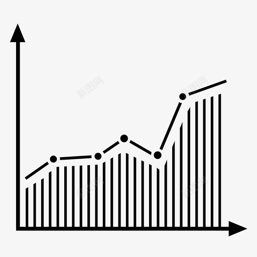 股票图表股价电子商务图标svg_新图网 https://ixintu.com 电子商务 股价 股价上涨符号 股票图表