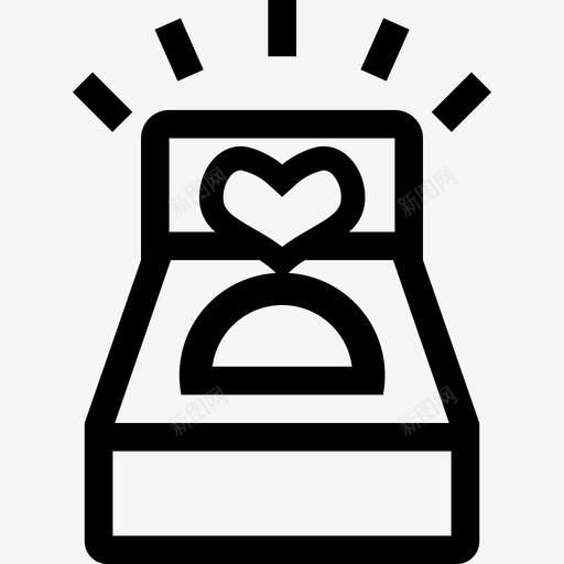 心环爱礼物图标svg_新图网 https://ixintu.com 心环 情人节 浪漫 爱 礼物