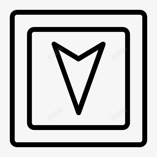 方向向下位置图标svg_新图网 https://ixintu.com 位置 向下 地点 方向 点 酒店和餐厅4
