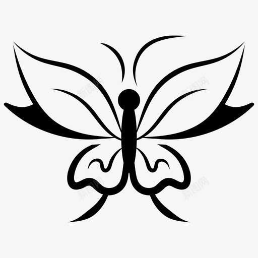 春天蝴蝶蝴蝶图案蝴蝶符号图标svg_新图网 https://ixintu.com 恶魔 春天蝴蝶 纹身 蝴蝶图案 蝴蝶符号 蝴蝶符号雕文图标