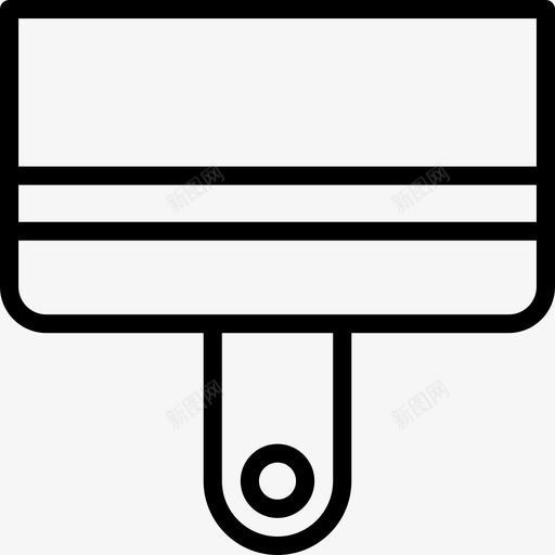 抹子40号工具梯度图标svg_新图网 https://ixintu.com 40号工具 抹子 梯度