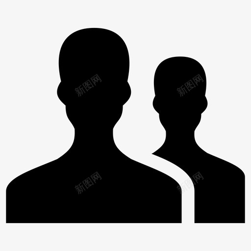 团队合作业务联系图标svg_新图网 https://ixintu.com 业务 团队合作 生产力 等级 组织 联系