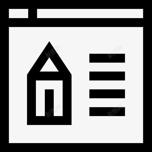 浏览器知识18线性图标svg_新图网 https://ixintu.com 浏览器 知识18 线性