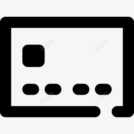 卡电子商务91线性图标svg_新图网 https://ixintu.com 卡 电子商务91 线性