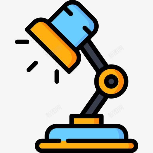 灯艺术工作室15线性颜色图标svg_新图网 https://ixintu.com 灯 线性颜色 艺术工作室15
