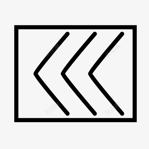 霓虹灯箭头方向灯光图标svg_新图网 https://ixintu.com 方向 标志 灯光 霓虹灯箭头
