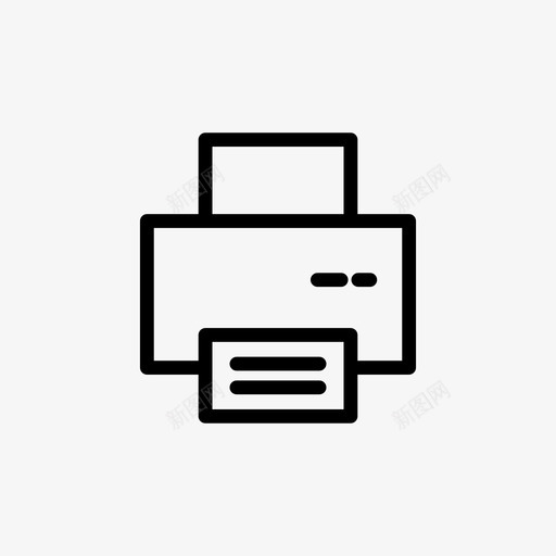 打印机机器纸张印刷图标svg_新图网 https://ixintu.com 印刷机 打印机 机器 纸张印刷