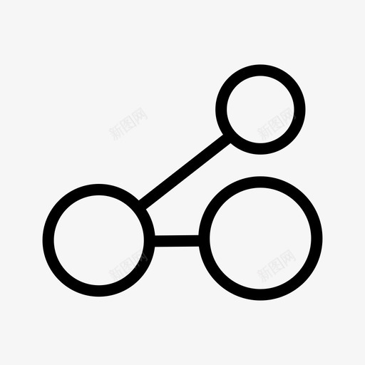 共享连接器社交媒体图标svg_新图网 https://ixintu.com 共享 社交媒体 社交网络 连接器