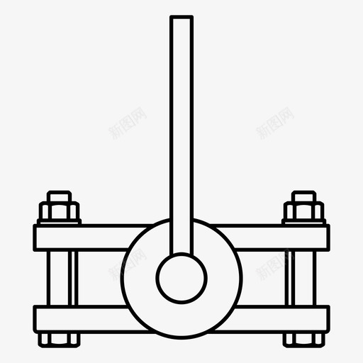 闸阀水龙头液压图标svg_新图网 https://ixintu.com 切断 工业 水龙头 液压 闸阀