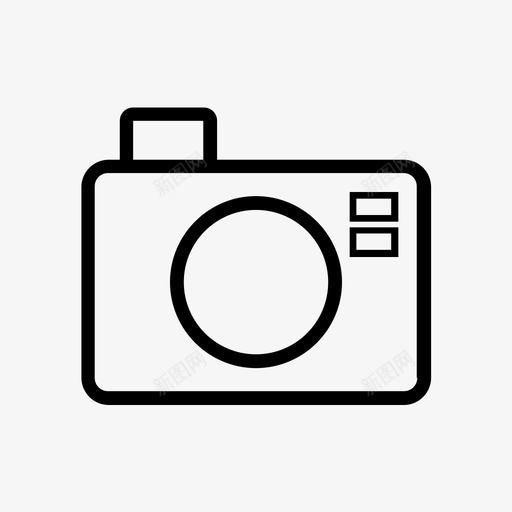 照相机商务数码图标svg_新图网 https://ixintu.com 商务 图片 多媒体 数码 照相机