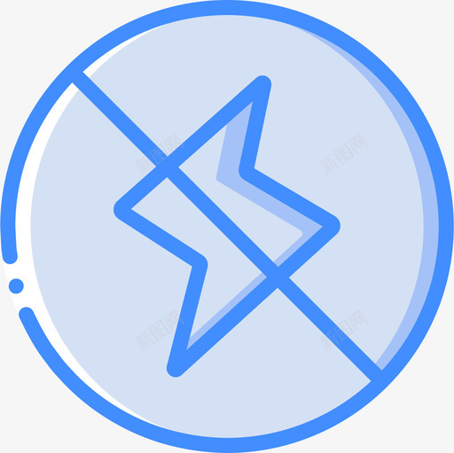 闪光灯摄影31蓝色图标svg_新图网 https://ixintu.com 摄影31 蓝色 闪光灯