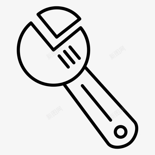 扳手结构工具图标svg_新图网 https://ixintu.com 工具 扳手 结构