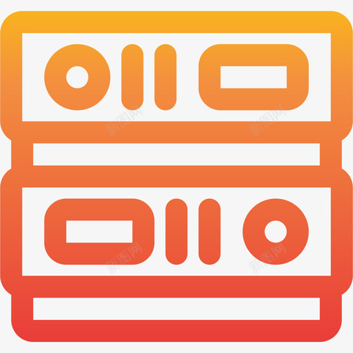 服务器essential8渐变图标svg_新图网 https://ixintu.com essential8 服务器 渐变