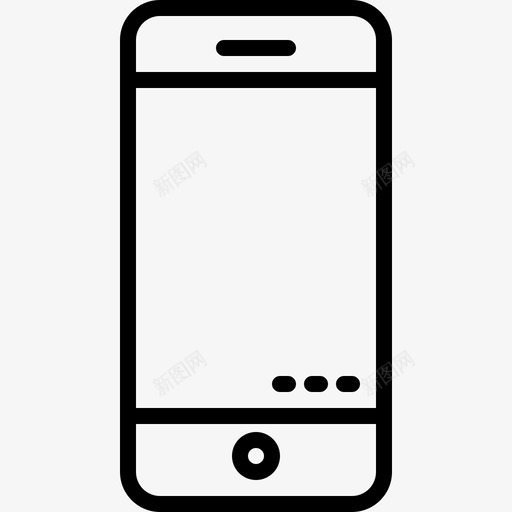 智能手机生活方式线性图标svg_新图网 https://ixintu.com 智能手机 生活方式 线性