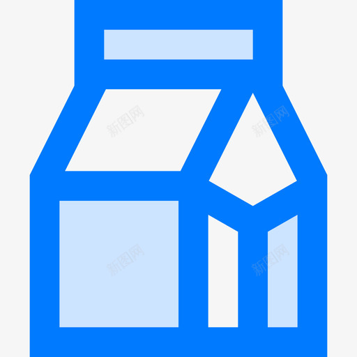 外卖咖啡和茶4蓝色图标svg_新图网 https://ixintu.com 咖啡和茶4 外卖 蓝色