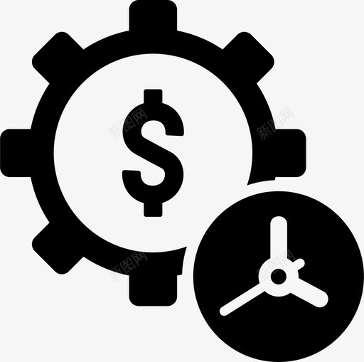 投资美元资金图标svg_新图网 https://ixintu.com 投资 美元 计划 设置 资金