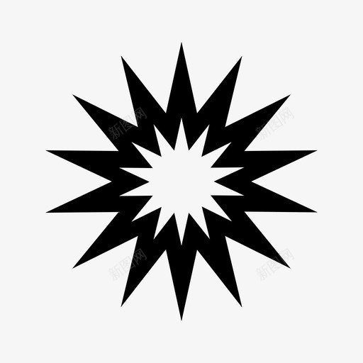 爆炸烟雾速度图标svg_新图网 https://ixintu.com 烟雾 爆炸 速度 飞溅