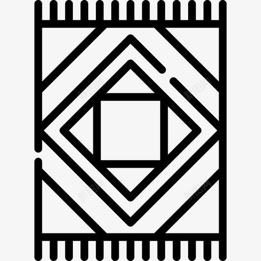地毯沙漠8直线型图标svg_新图网 https://ixintu.com 地毯 沙漠8 直线型