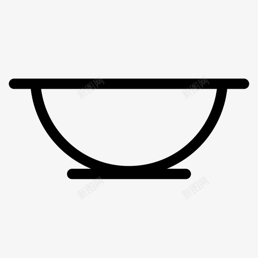 碗食物热的图标svg_新图网 https://ixintu.com 勺子 厨房 热的 碗 食物