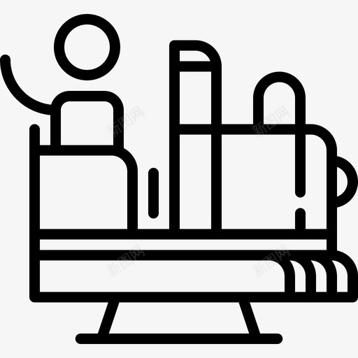 景点游乐园7直线图标svg_新图网 https://ixintu.com 景点 游乐园7 直线