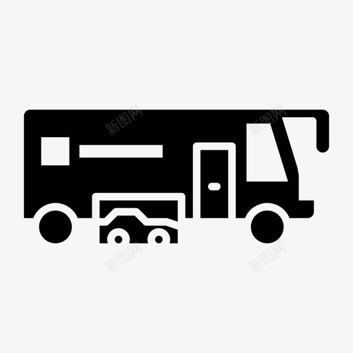 rv卡车汽车运输图标svg_新图网 https://ixintu.com rv卡车 汽车 车辆 运输