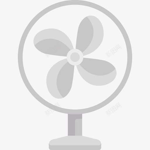 风扇夏季9扁平图标svg_新图网 https://ixintu.com 夏季9 扁平 风扇