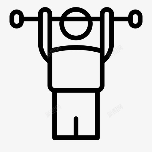 健身哑铃负重图标svg_新图网 https://ixintu.com 人 健身 医疗2 哑铃 负重 运动