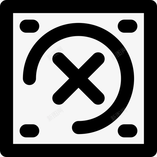 冷却器计算机和部件线性图标svg_新图网 https://ixintu.com 冷却器 线性 计算机和部件