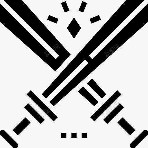 剑游戏元素9雕文图标svg_新图网 https://ixintu.com 剑 游戏元素9 雕文