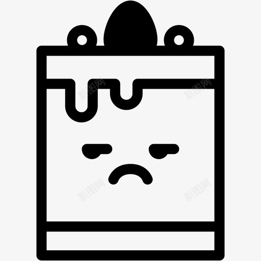 恼人面包店蛋糕图标svg_新图网 https://ixintu.com 恼人 情绪 甜点 蛋糕 蛋糕卷1表情线 表情符号 面包店