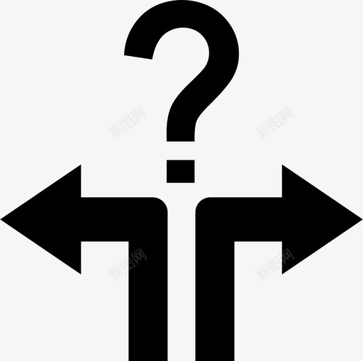 困境困惑决定图标svg_新图网 https://ixintu.com 决定 困境 困惑 混乱 问题
