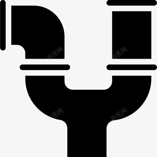 管道管道工工具9填充图标svg_新图网 https://ixintu.com 填充 管道 管道工工具9