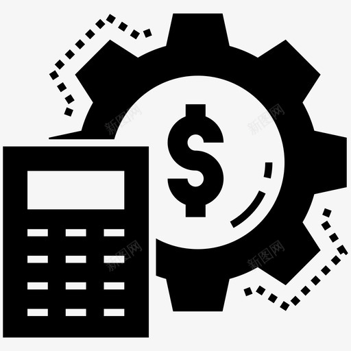 企业管理财务设置财务透明度图标svg_新图网 https://ixintu.com 企业管理 财务和税务字形图标 财务设置 财务透明度 财富管理 贷款管理