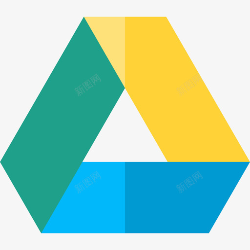GoogleDrive云存储徽标扁平图标svg_新图网 https://ixintu.com GoogleDrive 云存储徽标 扁平