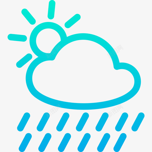 雨自然60度坡度图标svg_新图网 https://ixintu.com 坡度 自然60度 雨