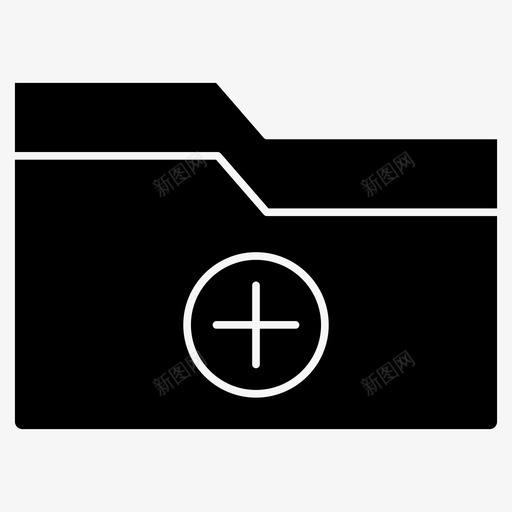 新建文件夹创建基本ui字形图标svg_新图网 https://ixintu.com 创建 基本ui字形图标 新建文件夹