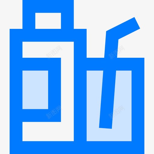 饮用水健身73蓝色图标svg_新图网 https://ixintu.com 健身73 蓝色 饮用水