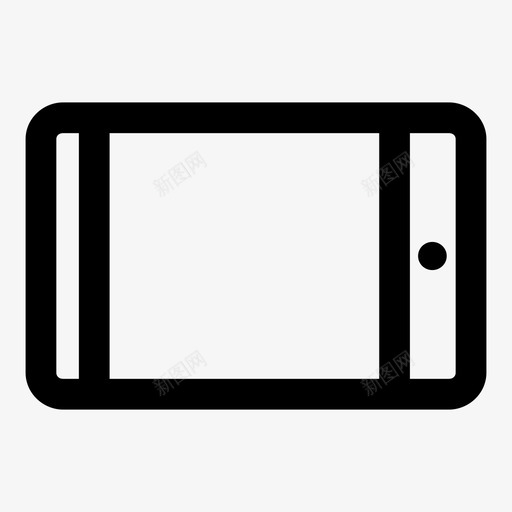 平板电脑通讯ipad图标svg_新图网 https://ixintu.com ipad 便携 其他 平板电脑 移动 通讯