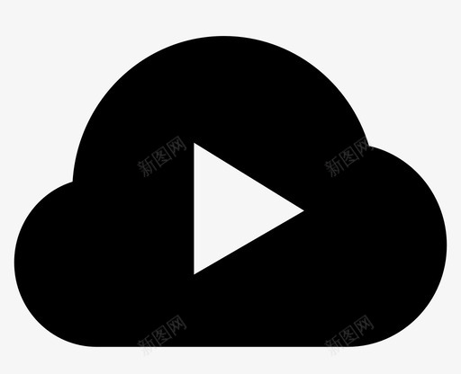视频服务云托管图标svg_新图网 https://ixintu.com web web2 云 托管 视频服务