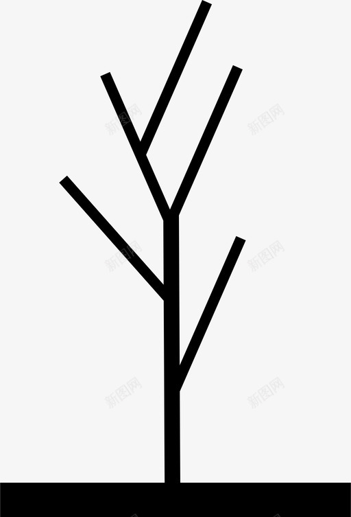 树裤子木头图标svg_新图网 https://ixintu.com 木头 树 裤子