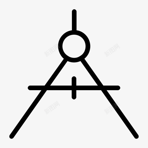 罗盘距离绘图罗盘图标svg_新图网 https://ixintu.com 刻度 时间 测量 绘图罗盘 罗盘 距离