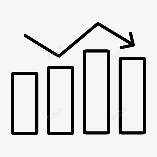 下降衰退其他图标svg_新图网 https://ixintu.com 下降 其他 衰退