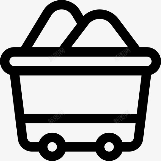 马车生态101直线型图标svg_新图网 https://ixintu.com 生态101 直线型 马车