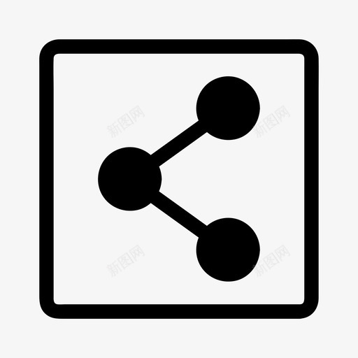 共享连接社交图标svg_新图网 https://ixintu.com 共享 用户 社交 网络 连接