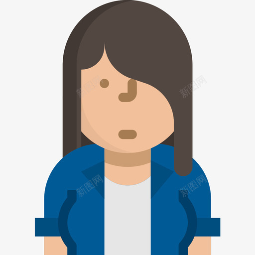 学生职业女性化身3单位图标svg_新图网 https://ixintu.com 单位 学生 职业女性化身3