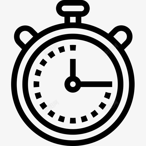 计时器足球15线性图标svg_新图网 https://ixintu.com 线性 计时器 足球15
